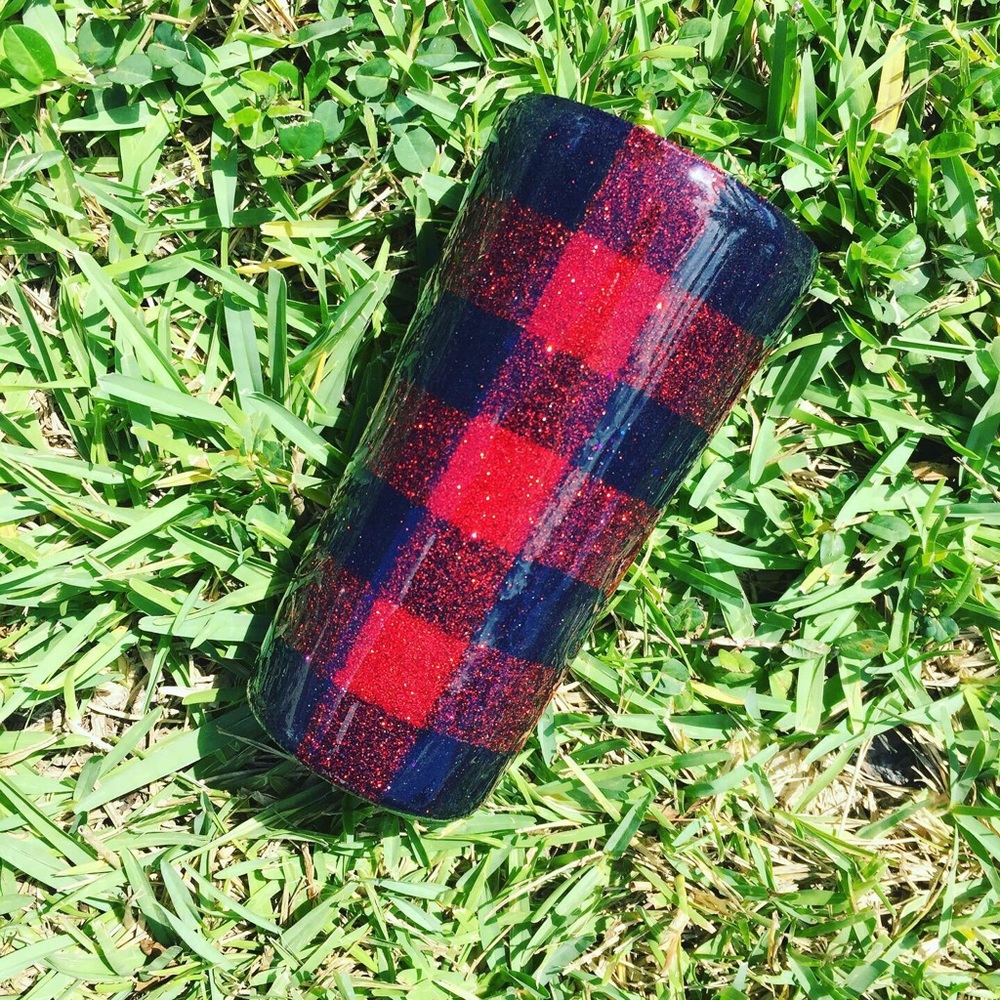 BUFFALO PLAID TUMBLER